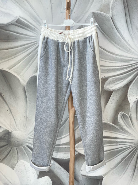 White Band Joggers