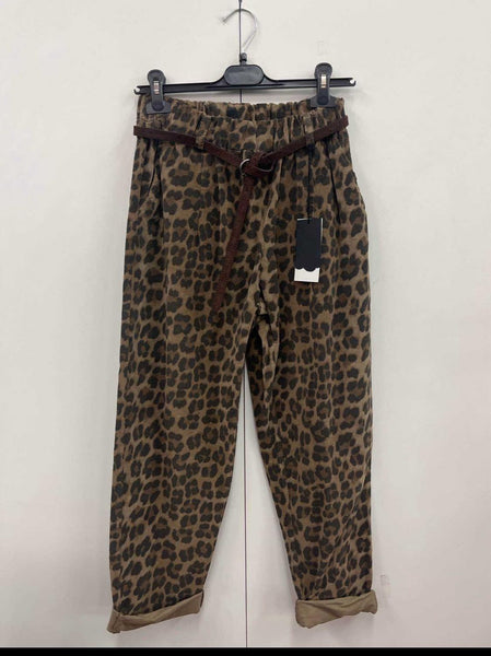 Leopard Print Trousers