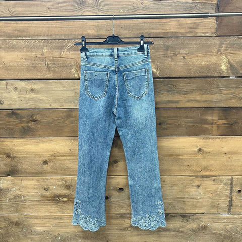 Trish’s Embroidered Jeans